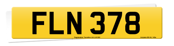 Registration number FLN 378
